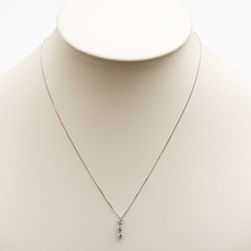 送料無料】【日本製】18金/K18/K18WG/ホワイトゴールド ネックレス  