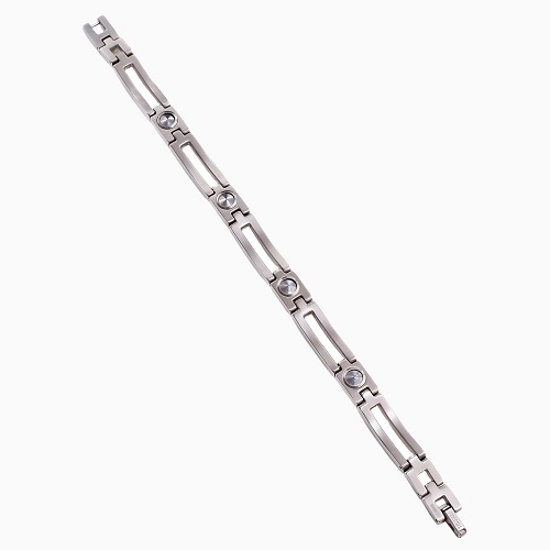 【MARE】純チタン ゲルマニウム4個 99.99% ブレスレット 19cm 1889-BT12