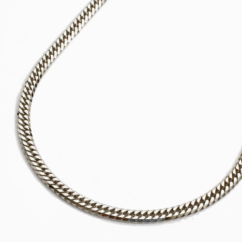 プラチナ ブレスレット 喜平 ダブル6面カット キヘイ チェーン 中折式留具 18cm 5.3g　1985-BP12