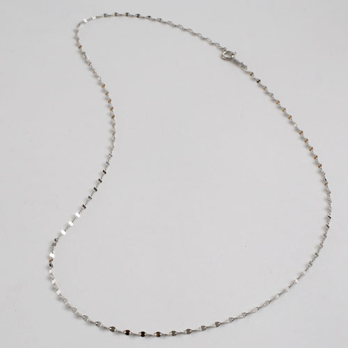 純プラチナ ネックレス ペダル チェーン 50cm 2.3g 純Pt 刻印　2009-NP12