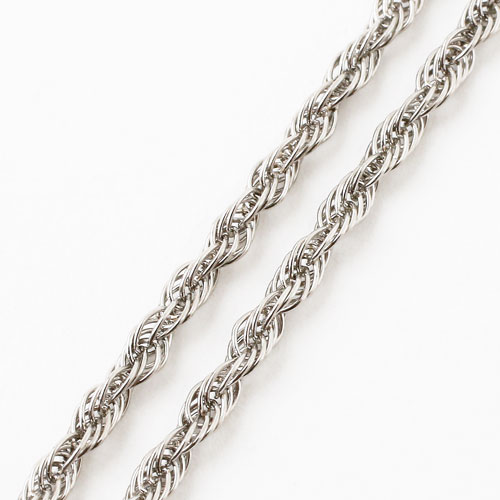 プラチナ850 フリーサイズ チェーン ネックレス クワトロ 50cm 6g　2011-NP12