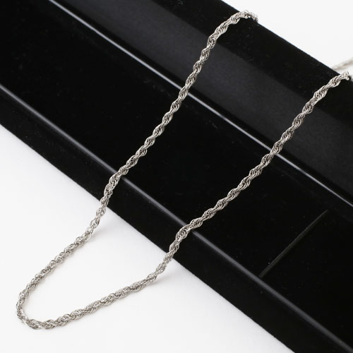 プラチナ850 フリーサイズ チェーン ネックレス クワトロ 50cm 6g　2011-NP12