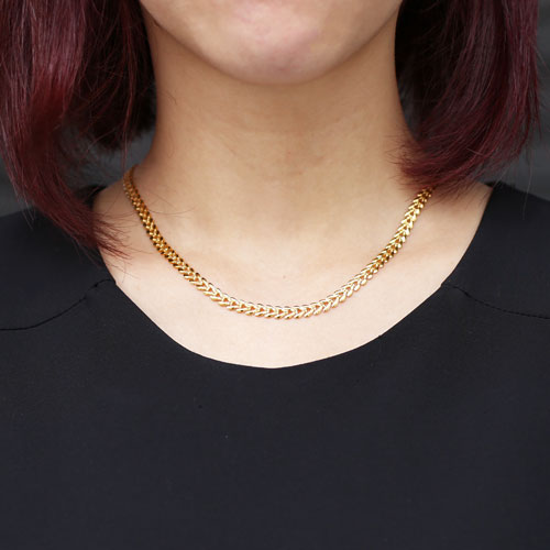 純金 ネックレス エターナルハート デザイン K24 45cm　2020-NP13