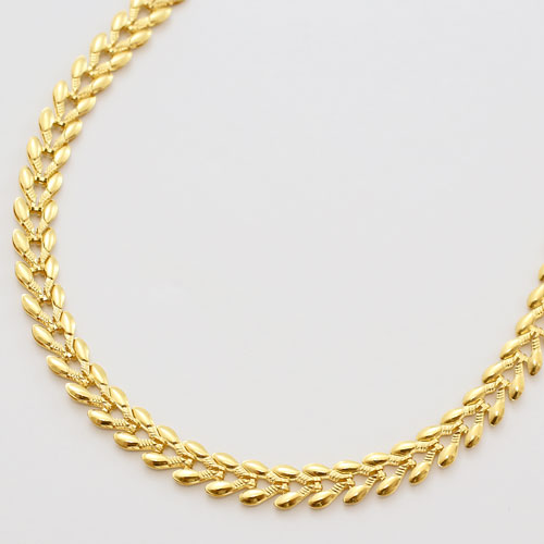 純金 ネックレス エターナルハート デザイン K24 45cm　2020-NP13