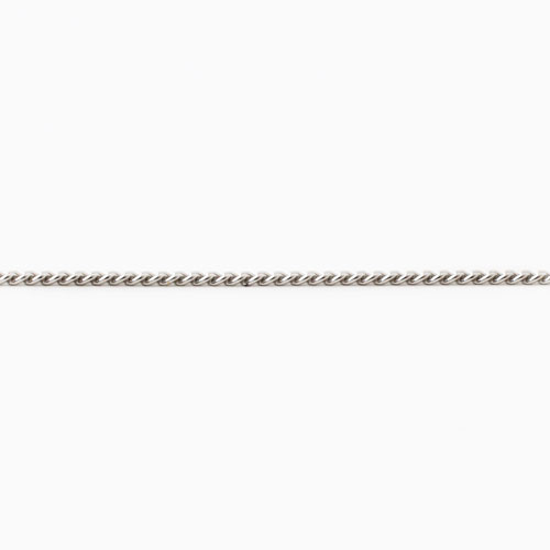 プラチナ850 フリーサイズ チェーン ネックレス 2面カットキヘイ 50cm 2g　2026-NP13