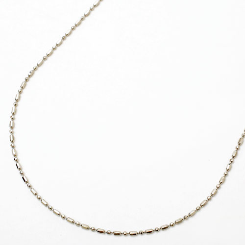 プラチナ850 pt850 ネックレス フリーサイズチェーン 8面カットS＆L 50cm 2.8g　2030-NP13