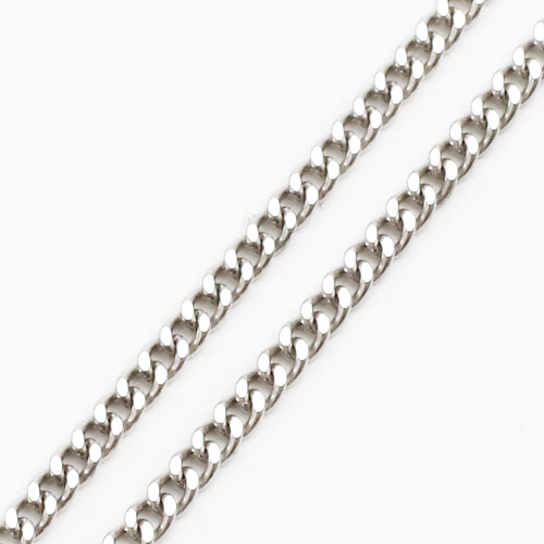 プラチナ850・キヘイネックレス 2面カット 喜平チェーン 50cm3.5g　2076-NP13