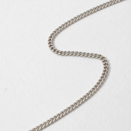 プラチナ850・キヘイネックレス 2面カット 喜平チェーン 42cm3.7g　2091-NP13