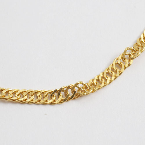 純金 ネックレス スクリュー チェーン 60cm 24.2ｇ Ｋ24 刻印　2138-NG14