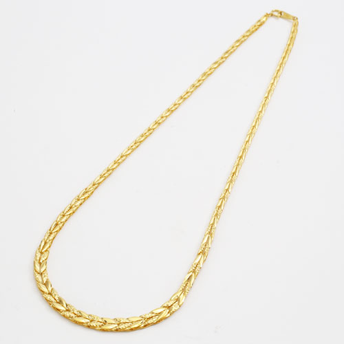 14金＆プラス2'ネックレス 送料無料】【日本製】純金/K24/24金 ネックレス デラックス