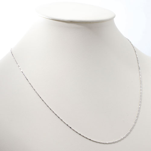 pt850 ネックレス フリーサイズ シリコンスライドチェーン 50cm 1.9g　2147-NP14
