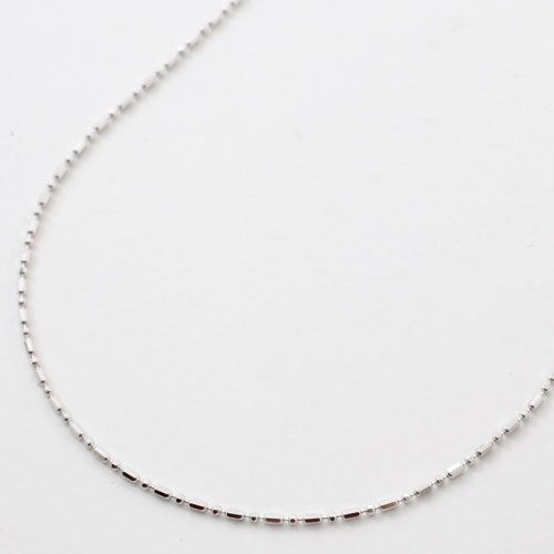 pt850 ネックレス フリーサイズ シリコンスライドチェーン 50cm 1.9g　2147-NP14