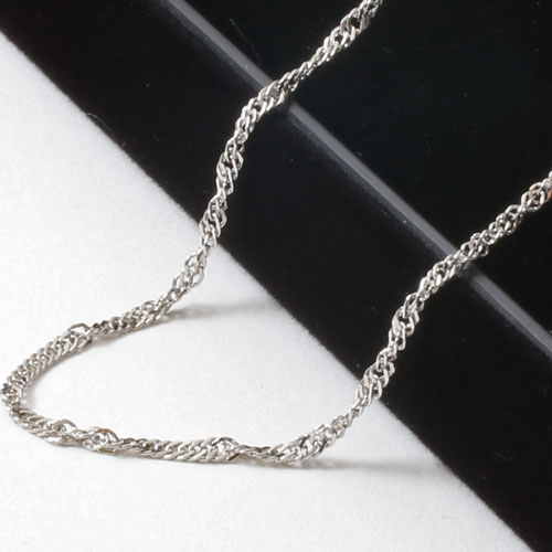 送料無料】【日本製】純プラチナ/プラチナ999 ネックレス スクリュー  