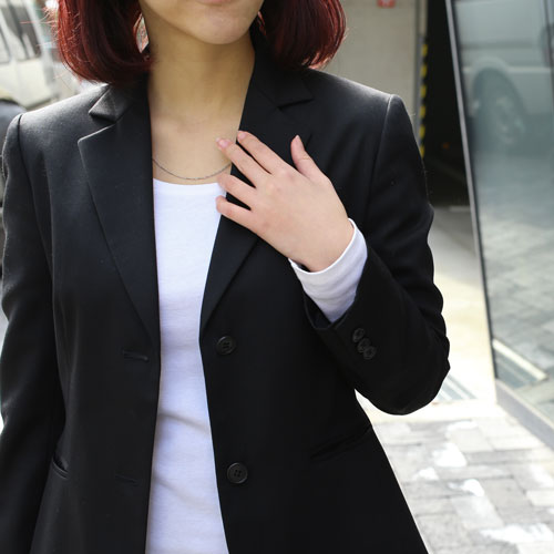 純プラチナ(純Pt/Pt999) ネックレス スクリューチェーン 50cm グラデーション（中太）　2148-NP14