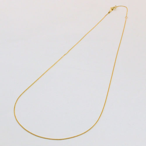 10金 キヘイ ネックレス K10YG 40cm0.6g グルメッタチェーン　2159-NG14