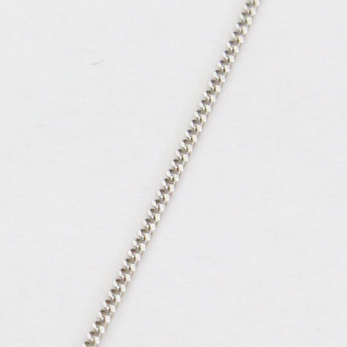 10金 ホワイトゴールド ネックレス キヘイ チェーン 10WG 40cm 0.6g　2160-NG14