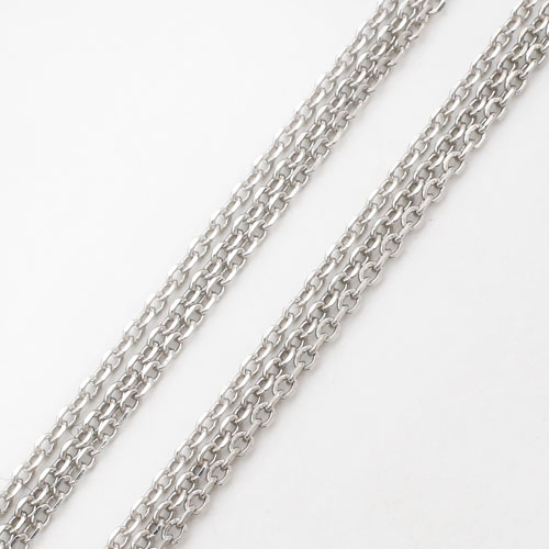 純pt 純プラチナ pt999 ネックレス 小豆チェーン 45cm 5.8g 2166-NP14