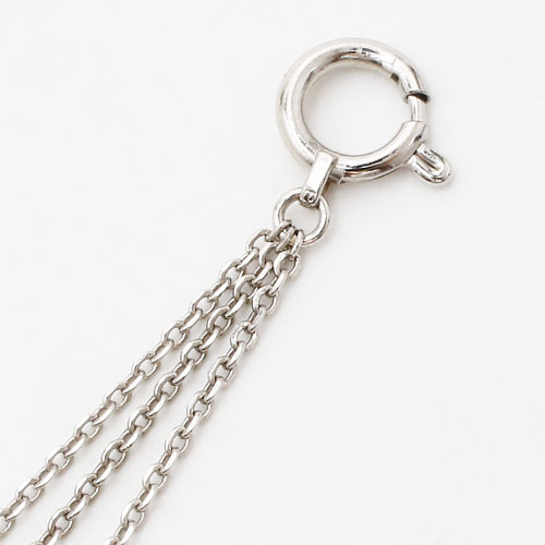 純pt 純プラチナ pt999 ネックレス 小豆チェーン 45cm 5.8g 2166-NP14