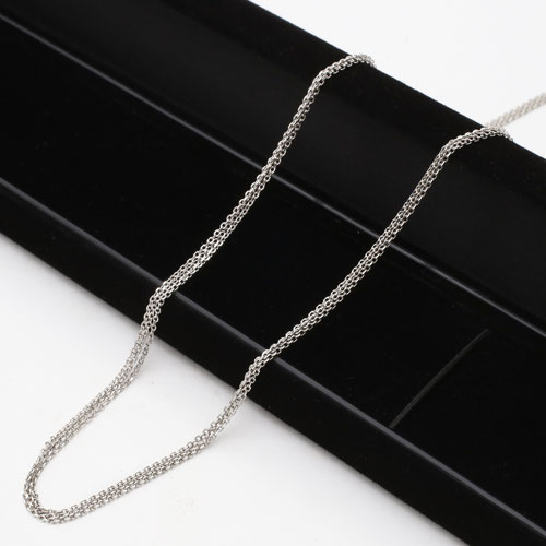純pt 純プラチナ pt999 ネックレス 小豆チェーン 45cm 5.8g 2166-NP14