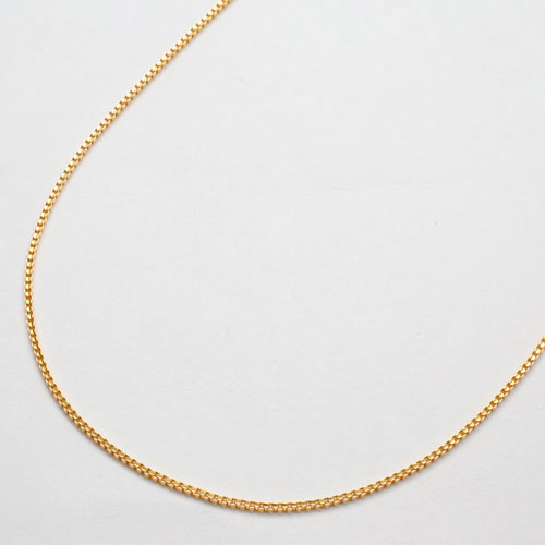 純金 ネックレス ベネチアンチェーン スライド アジャスター 50cm　2169-NG14