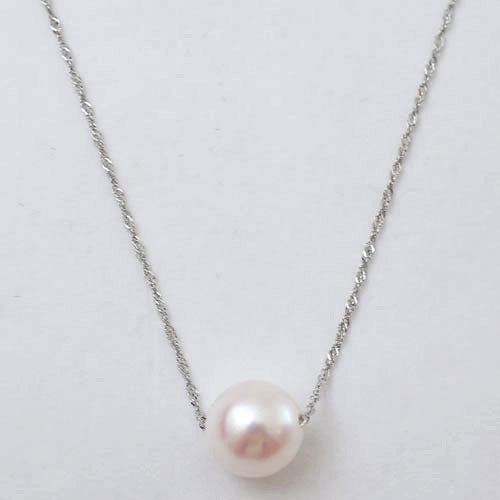 新品プラチナ900天然パールネックレス ヴィーナスジュエリー ネックレス イニシャル プラチナ 天然