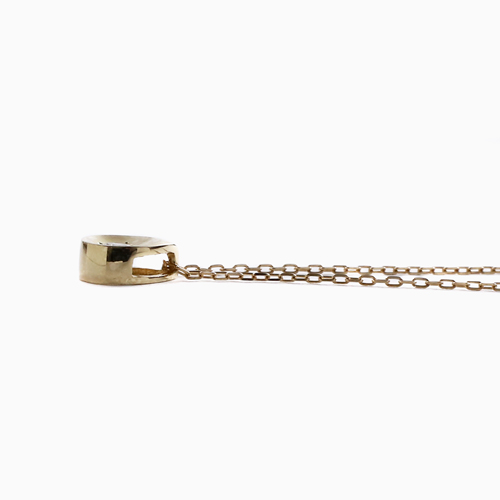 10金 K10 涙のしずく ティアドロップ ペンダント ダイヤモンド 0.04ct 2207-PG14
