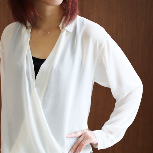 18金 ダイヤモンド 0.05ct ハート ペンダント ネックレス K18YG　2209-PG14