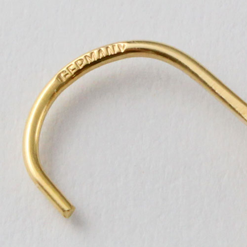9金 ピアス（テディベアー）くま MERZ　2263-IG15