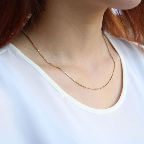 送料無料】【日本製】18金/K18YG/イエローゴールド ネックレス  