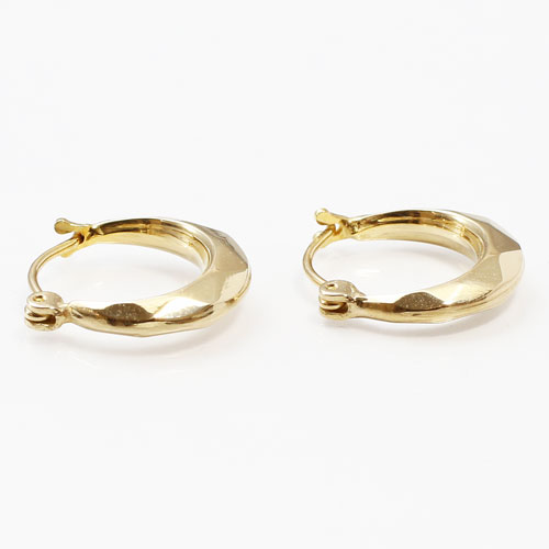 9金 イエローゴールド ピアス ムーン（月）シャダン式 ドイツ製　2266-IG15