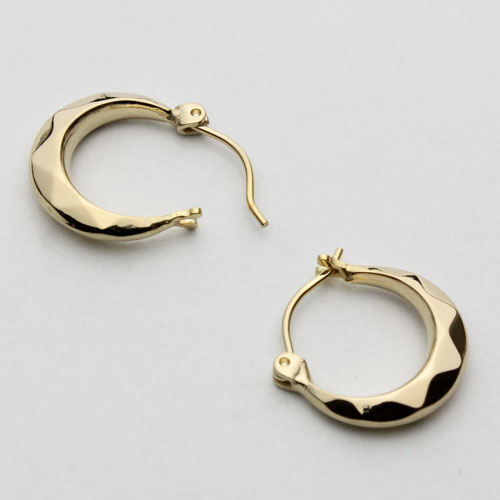 9金 イエローゴールド ピアス ムーン（月）シャダン式 ドイツ製　2266-IG15