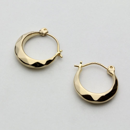9金 イエローゴールド ピアス ムーン（月）シャダン式 ドイツ製　2266-IG15