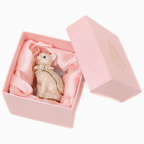 エナメル ジュエリーボックス 装飾 小物入れ 猫ちゃん 5点セット エナメル ジュエリーボックス 装飾 小物入れ 猫ちゃん 5点セット