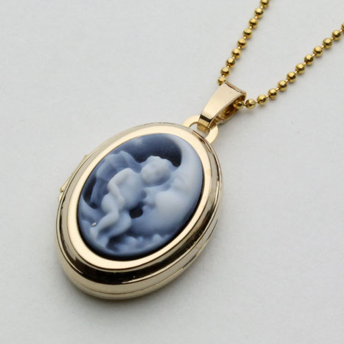 送料無料】【ドイツ製/MERZ】シルバー/SV925 ロケットペンダント