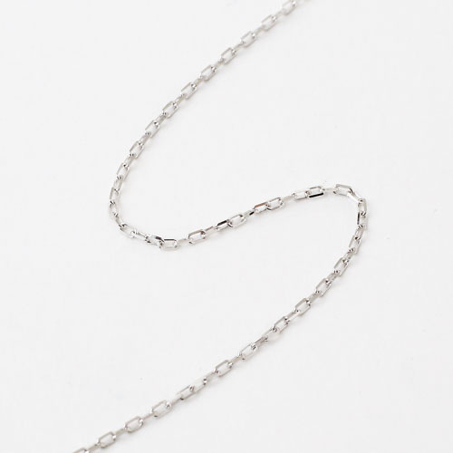 送料無料】【日本製】18金/750/K18WG/K18 ホワイトゴールド 4面カット