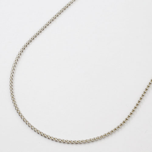 純プラチナ ネックレス ミニハート Pt999 刻印 45cm 3.7ｇ スライド式　2363-NP15