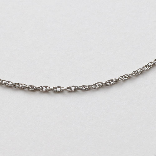 純プラチナ ネックレス シリコン スライド ダブル縄編み  50cm Pt999 刻印　2378-NG15