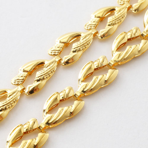 純金 ネックレス リバーシブル セミハンド デザイン 42cm 9.8ｇ　2392-NG15