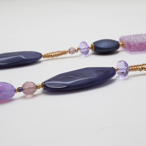 ベネチアングラス ネックレス シュガーベイビー イタリア製 アヴェ・カプリース　2406-NV15