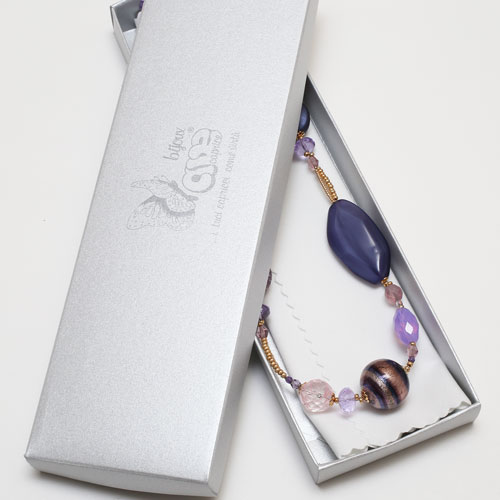 ベネチアングラス ネックレス シュガーベイビー イタリア製 アヴェ・カプリース　2406-NV15