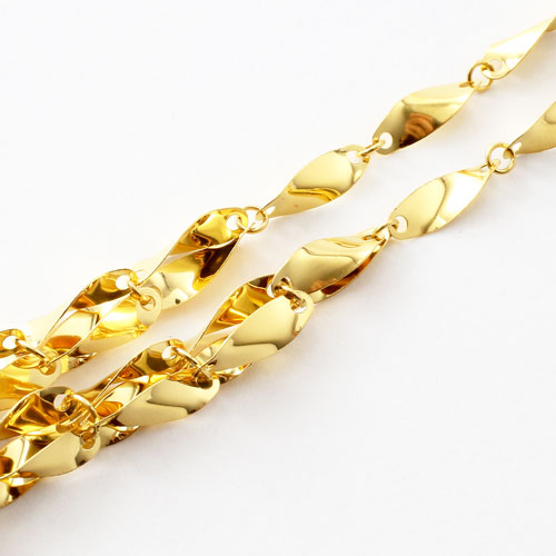 18金ネックレス ネックレス K18イエローゴールド ダイヤモンド合計0.15ct(V字