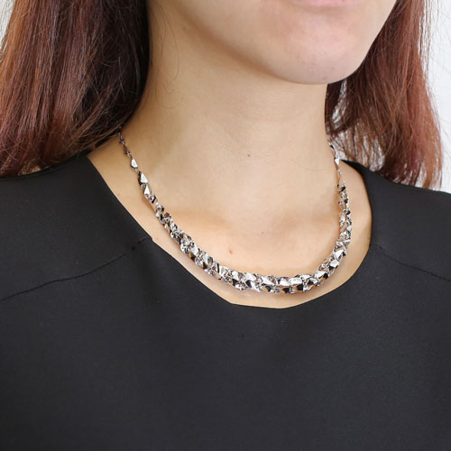 純プラチナ製 リバーシブル グラデーションネックレス　ｐｔ999　造幣局刻印 送料無料】【日本製】純プラチナ/純Pt/Pt999 ネックレス