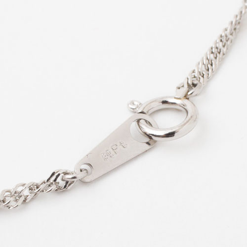 純プラチナ 21cm 2.6g ブレスレット 純Pt スクリューチェーン 2428-BP15　