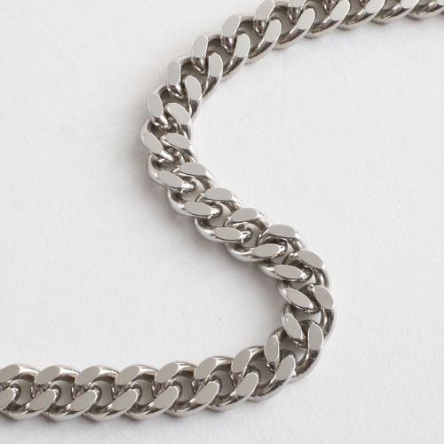 プラチナ キヘイ ネックレス 上下2面カット 喜平 チェーン 60cm Pt850 造幣局刻印　2485-NP16