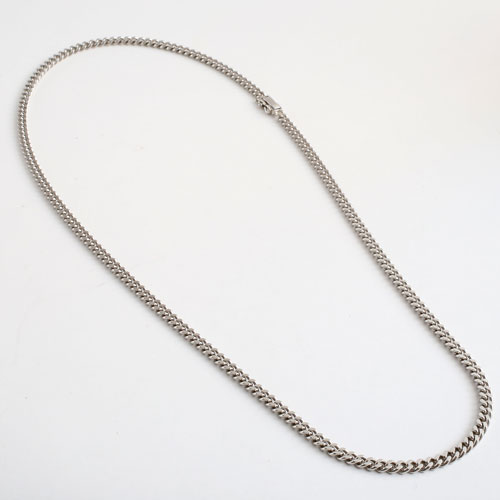 プラチナ キヘイ ネックレス 上下2面カット 喜平 チェーン 60cm Pt850 造幣局刻印　2485-NP16