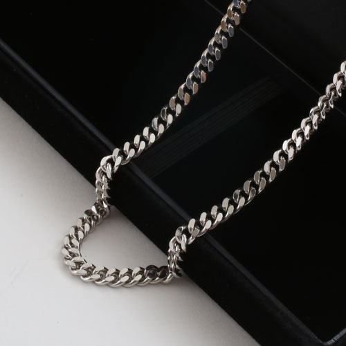 プラチナ キヘイ ネックレス 上下2面カット 喜平 チェーン 60cm Pt850 造幣局刻印　2485-NP16