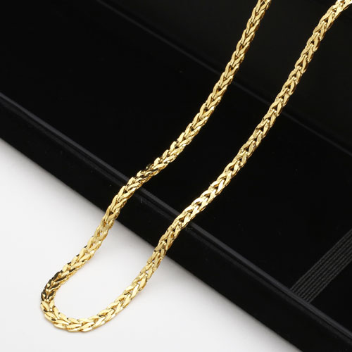 純金 24金 K24 リバーシブル チューリップ ネックレス 45cm 8.3g　2834-NG15