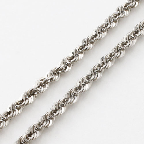 純プラチナ パイプロープ チェーン ネックレス 42cm 造幣局検定刻印入り　3042-NP16