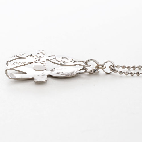 シルバー イタリア製 トワイライトシリーズ ビッグボーイ ペンダント ネックレス　3058-PS17