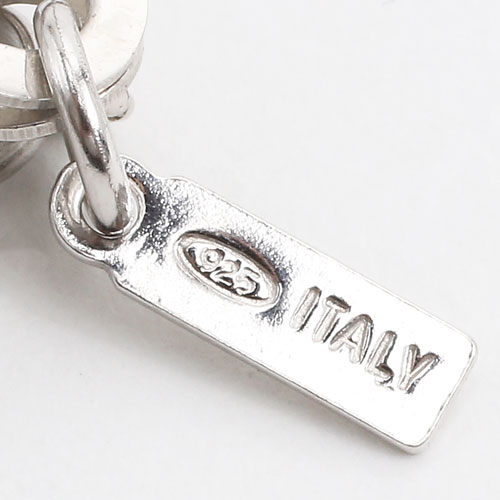 シルバー イタリア製 トワイライトシリーズ ビッグボーイ ペンダント ネックレス　3058-PS17